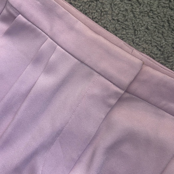 Alex Perry Chic Lavender Wide-Leg Pants - Picture 4 of 9